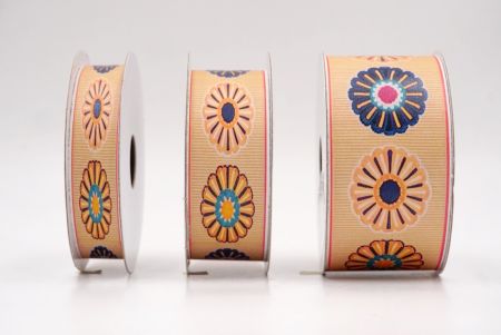 Blütenexplosion Jacquardband_AI-KN